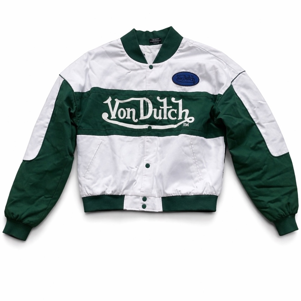 Von Dutch Jacket Men’s 1X Green White